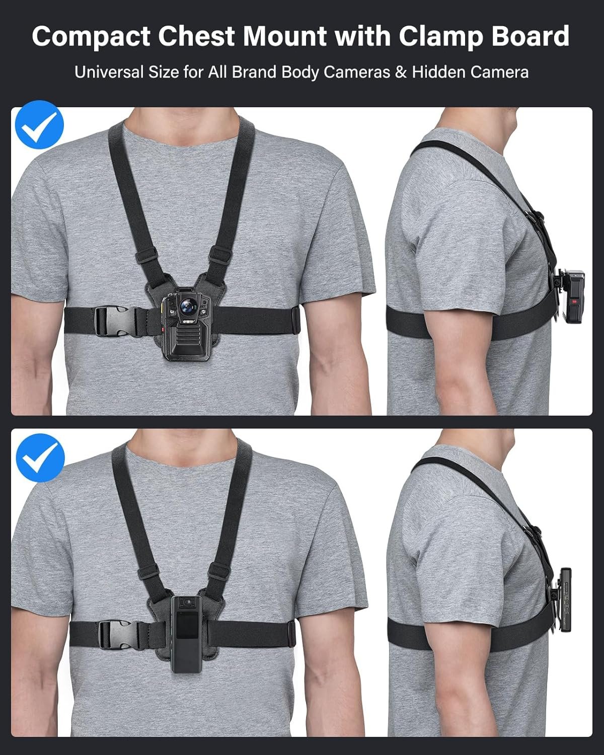 BOBLOV Dual Shoulder Mount: Hands-Free Body Cam Solution! - Image 6