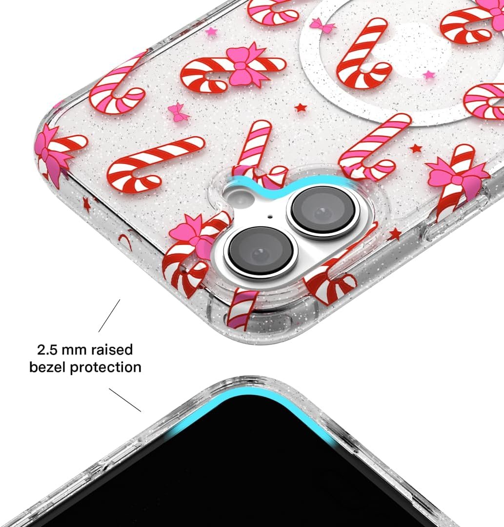 VELVET CAVIAR Holiday Peppermint iPhone 16 Case - Festive & Strong! - Image 5