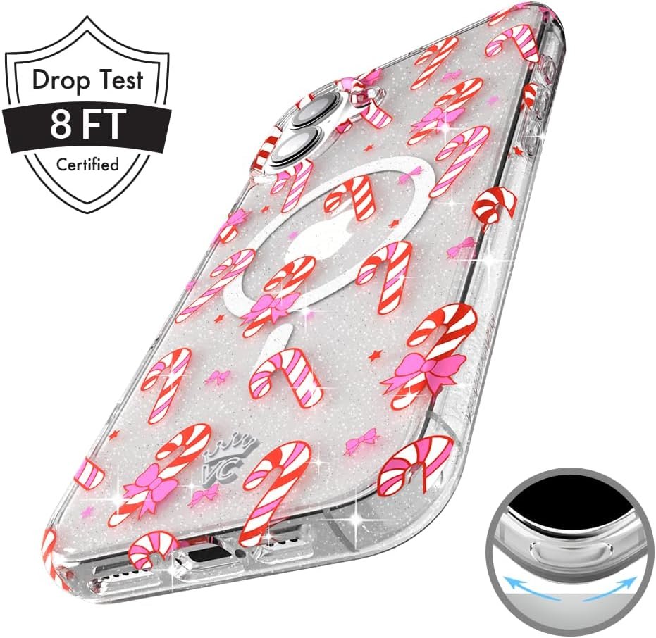 VELVET CAVIAR Holiday Peppermint iPhone 16 Case - Festive & Strong! - Image 6