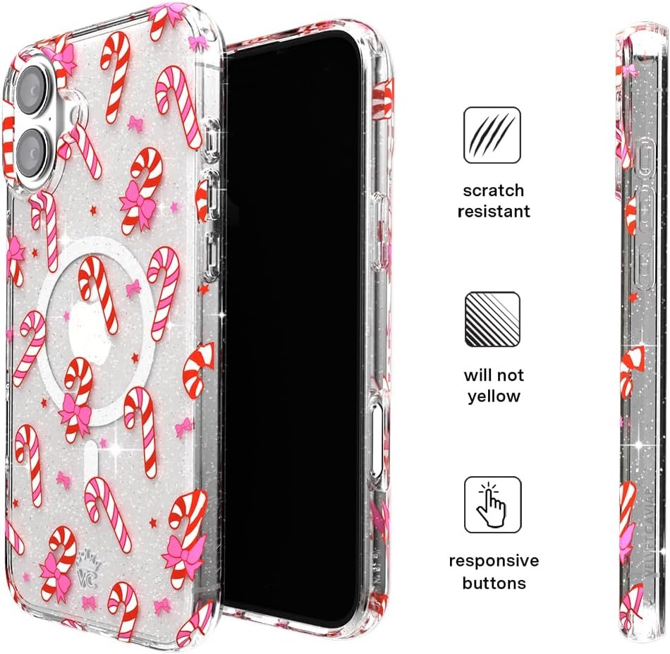 VELVET CAVIAR Holiday Peppermint iPhone 16 Case - Festive & Strong! - Image 7