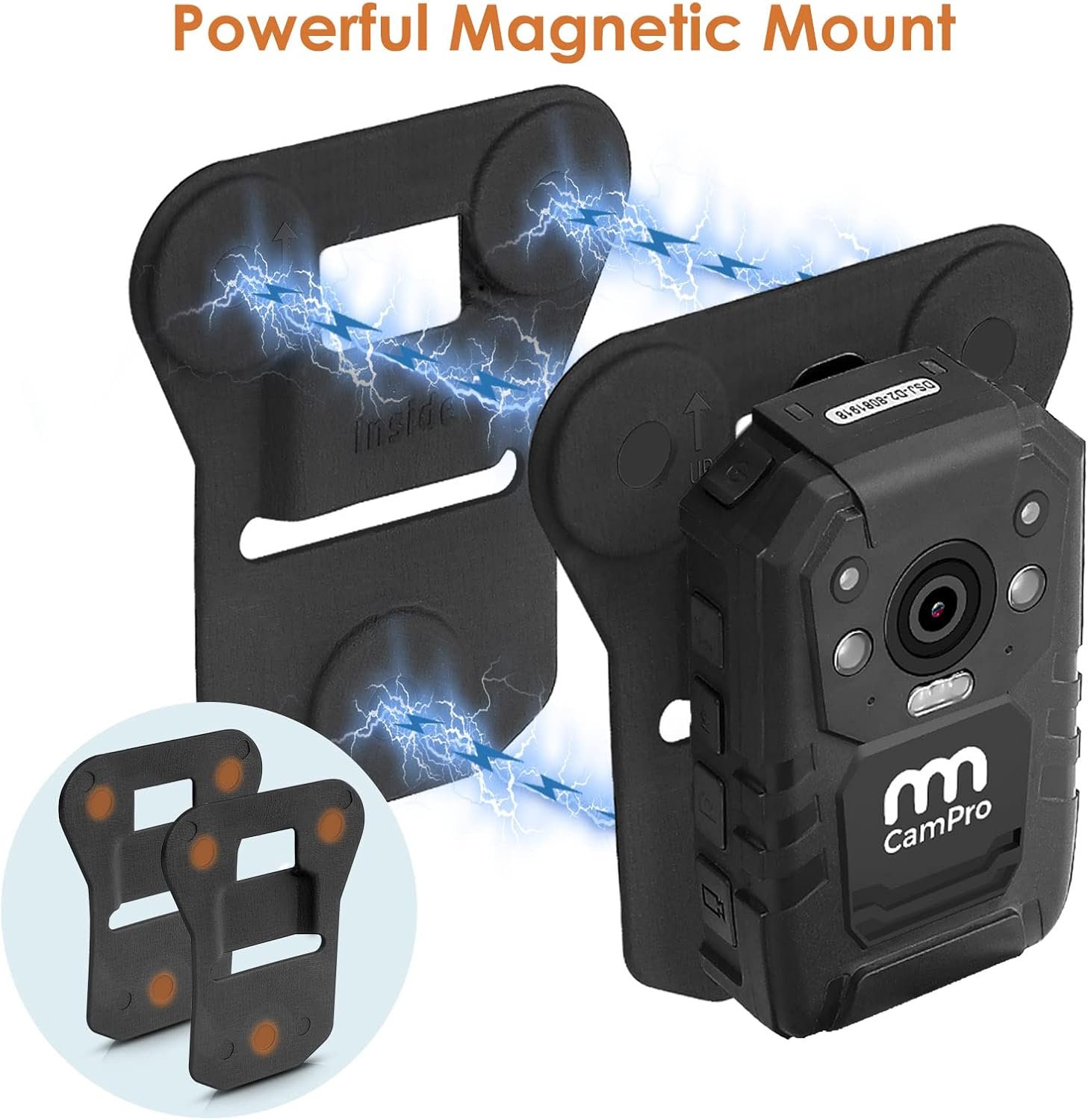 Upgrade Your CammPro Body Camera: Magnetic Clip Holder! - Image 3