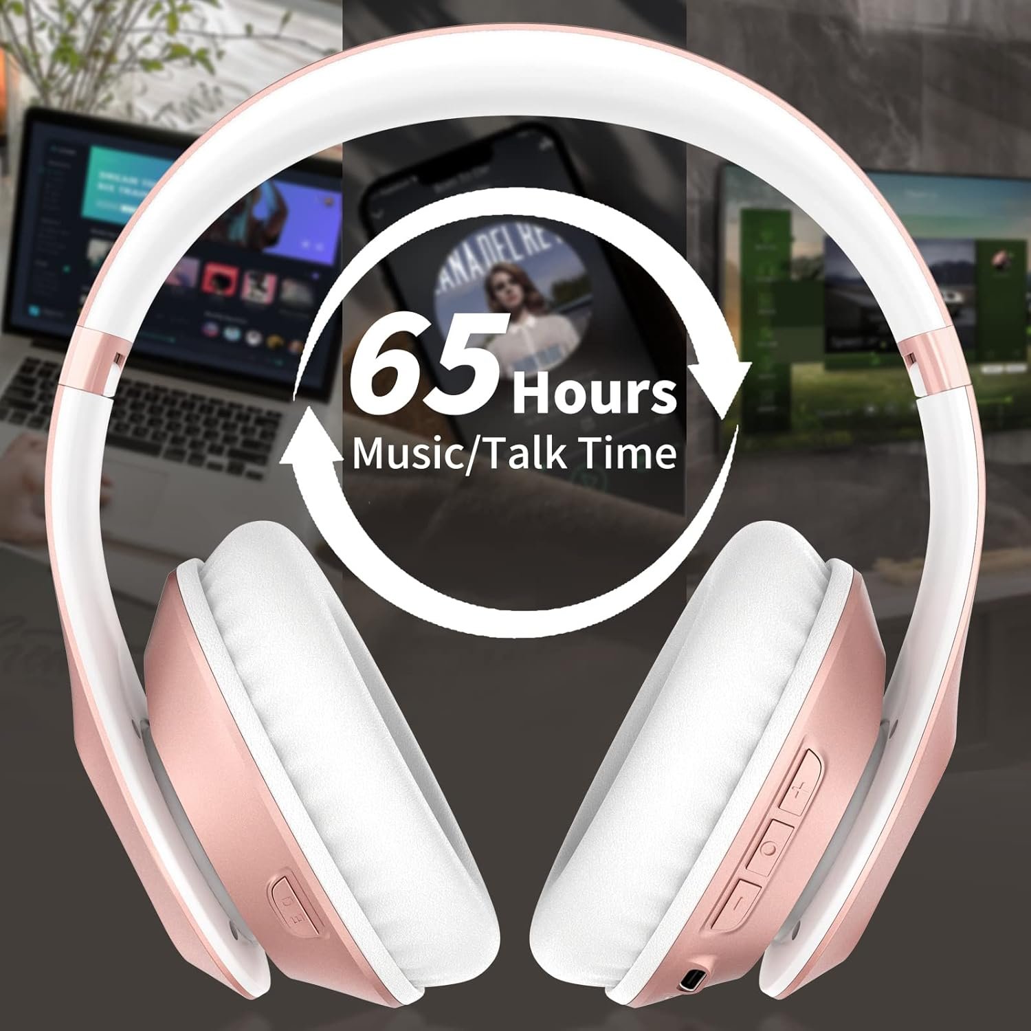 65H Wireless Bluetooth Over Ear Headphones: HiFi & Foldable! - Image 4