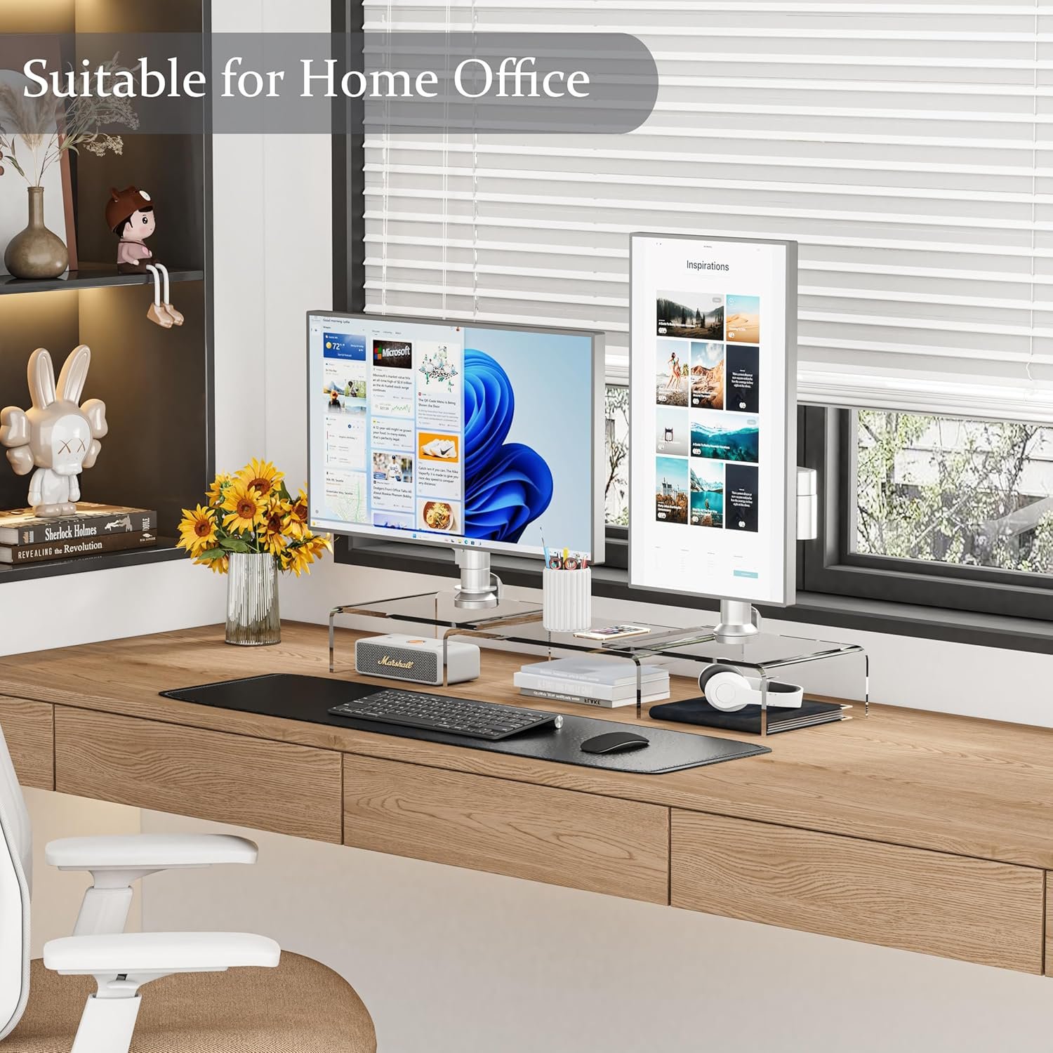 Maximize Space: X-cosrack Clear Acrylic Monitor Stand! - Image 3