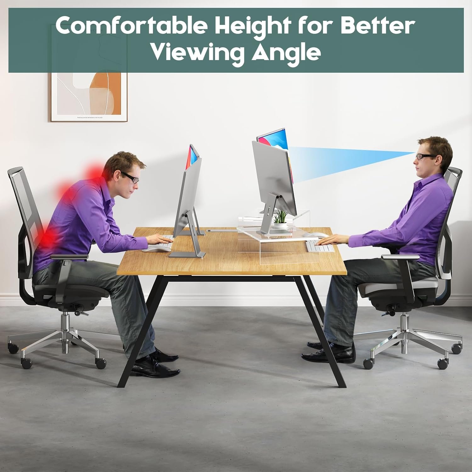 Maximize Space: X-cosrack Clear Acrylic Monitor Stand! - Image 8