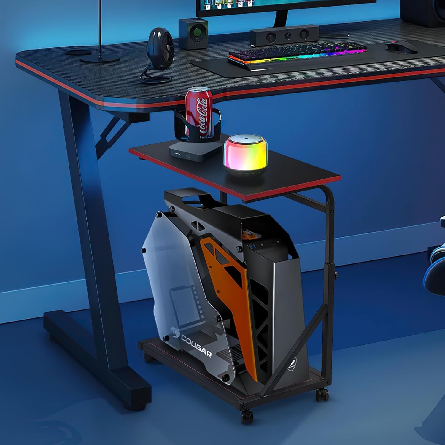 Ergonomic Adjustable CPU Stand: Elevate Your Gaming & Office! - Image 5