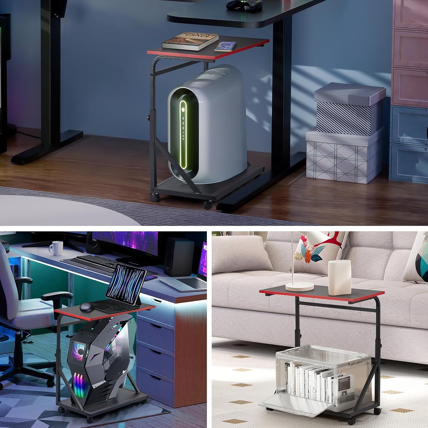 Ergonomic Adjustable CPU Stand: Elevate Your Gaming & Office! - Image 7