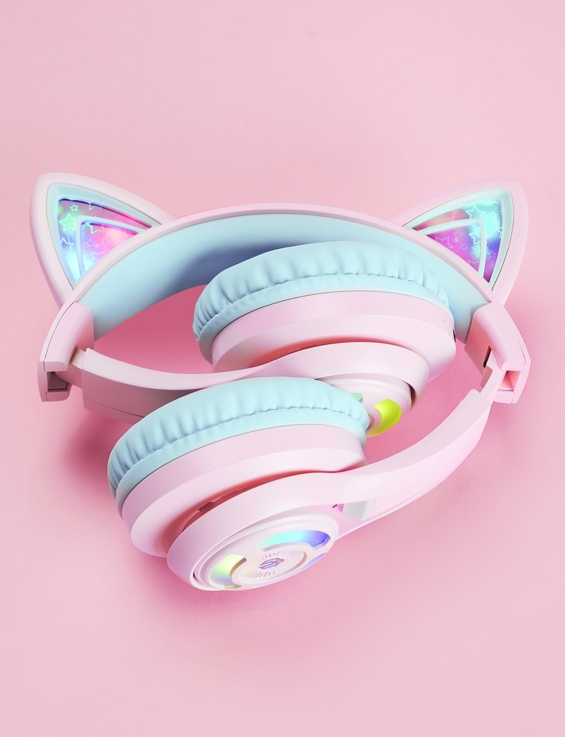 iClever Cat Ear Kids Bluetooth Headphones: Fun & Safe Sound! - Image 11