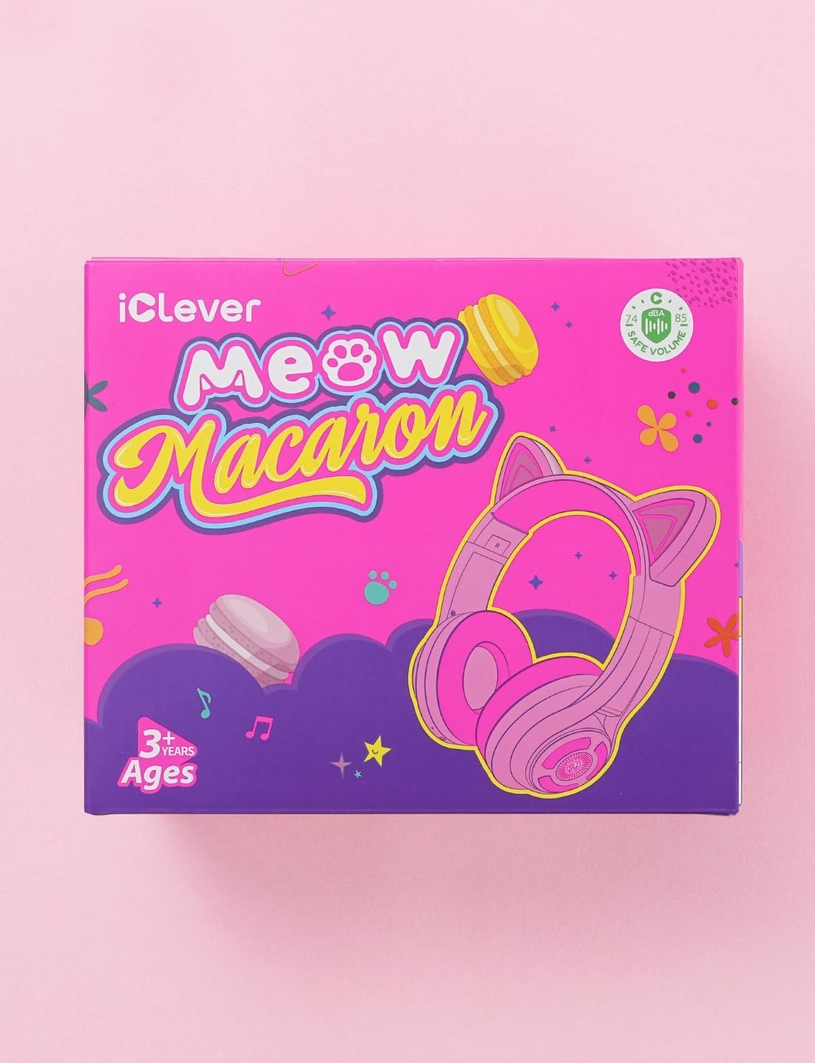 iClever Cat Ear Kids Bluetooth Headphones: Fun & Safe Sound! - Image 12