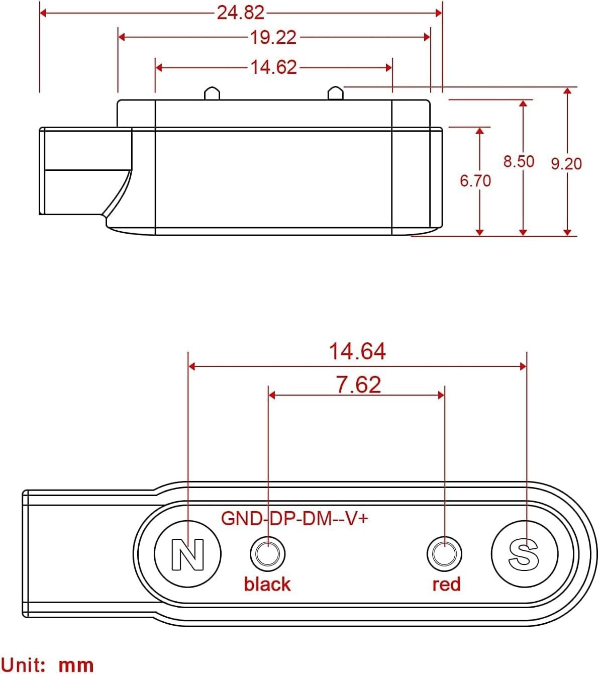 Universal 2-Pin Magnetic Smart Watch Charger – 60cm USB Cable! - Image 7
