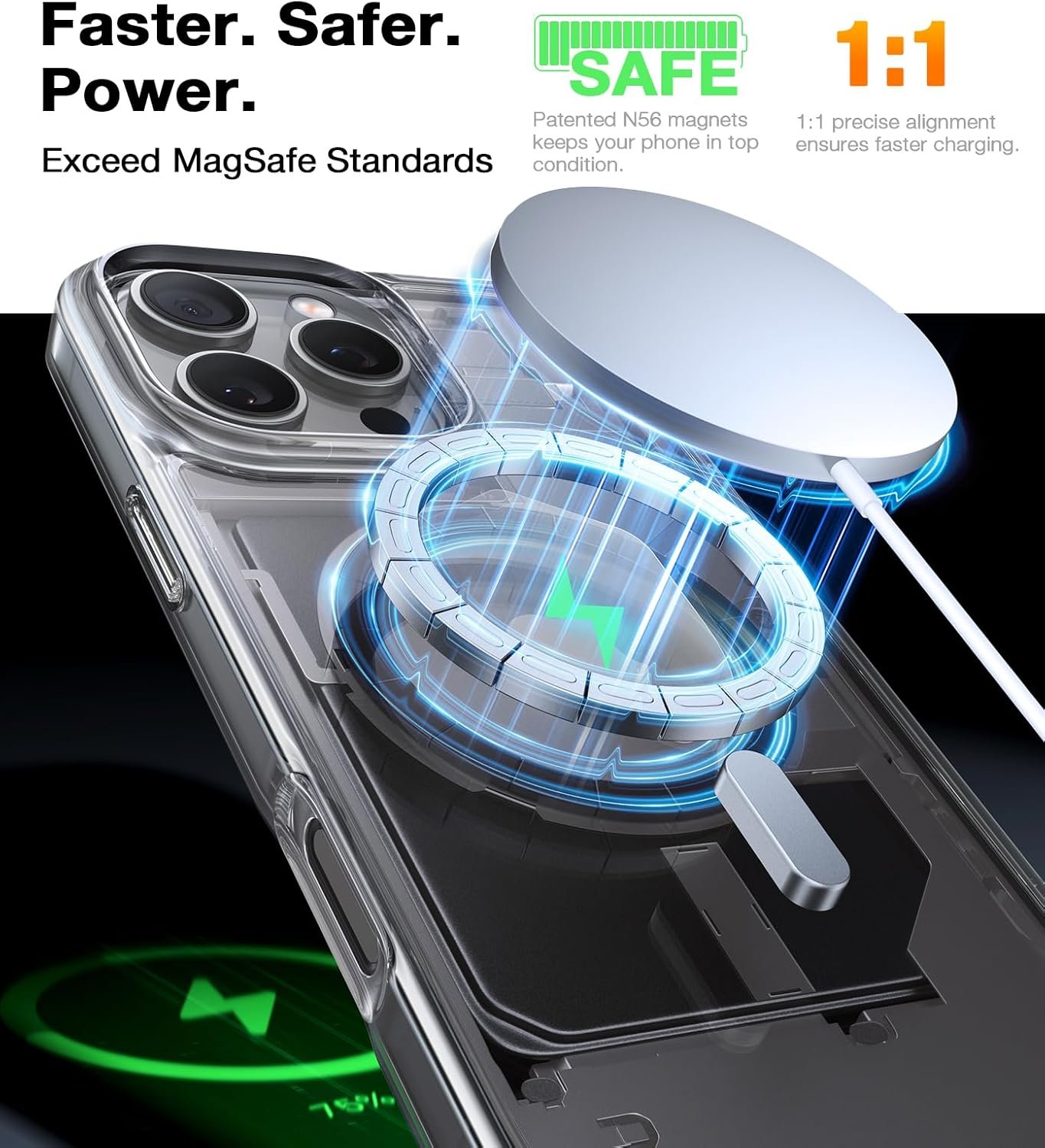 TORRAS iPhone 16 Pro Case: Slim, Clear & MagSafe Ready! - Image 8