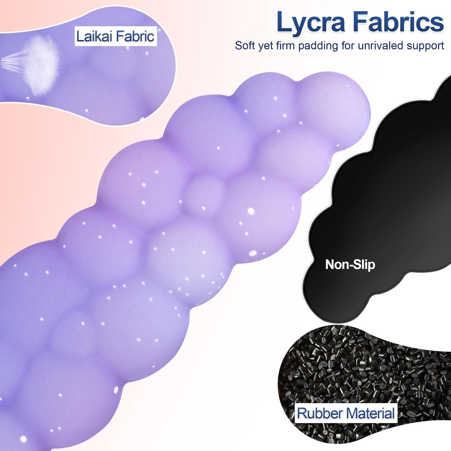 Cloud Wrist Rest Set: Adorable Purple Star Coaster Included! - Image 5