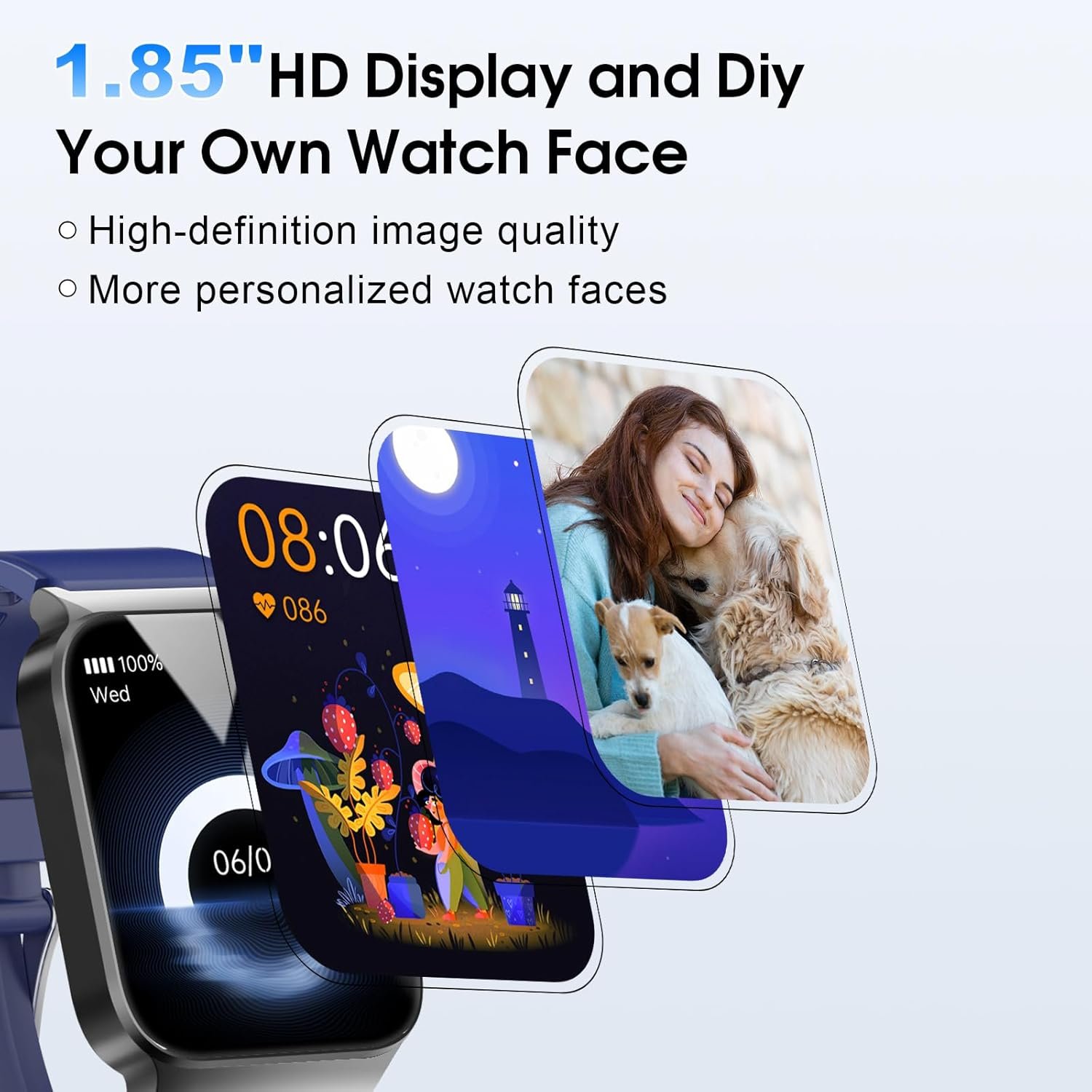 Top Smartwatch: Bluetooth Call, HD Screen & 110+ Sports Modes! - Image 4