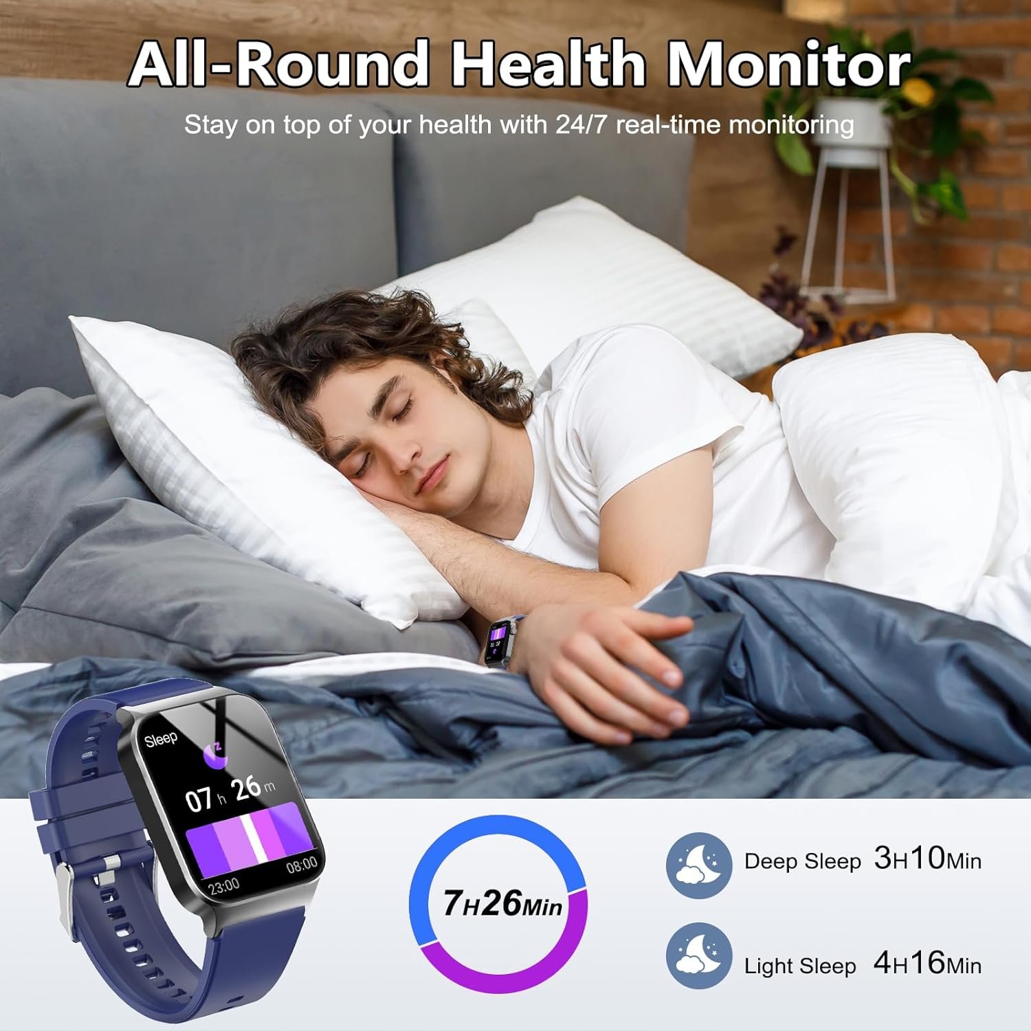 Top Smartwatch: Bluetooth Call, HD Screen & 110+ Sports Modes! - Image 6