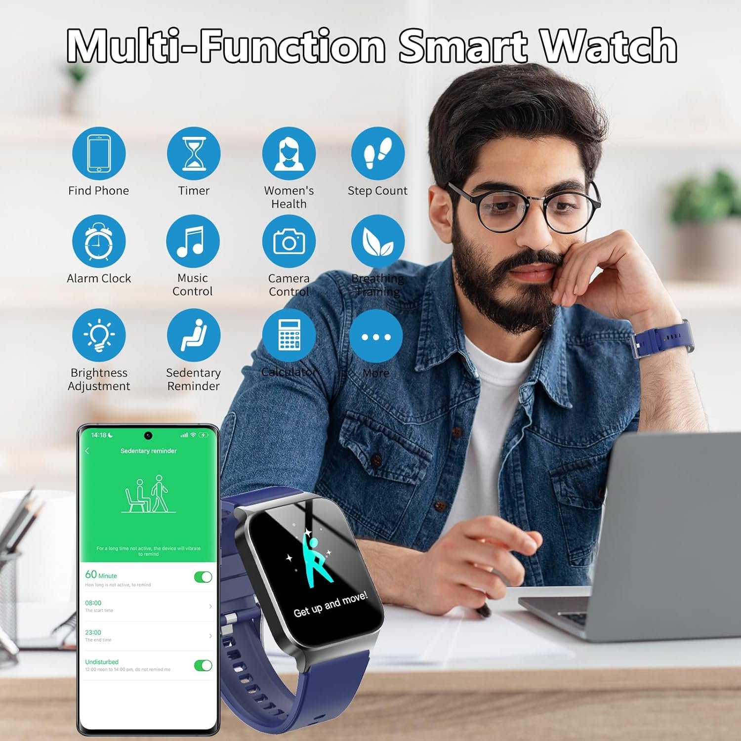 Top Smartwatch: Bluetooth Call, HD Screen & 110+ Sports Modes! - Image 7