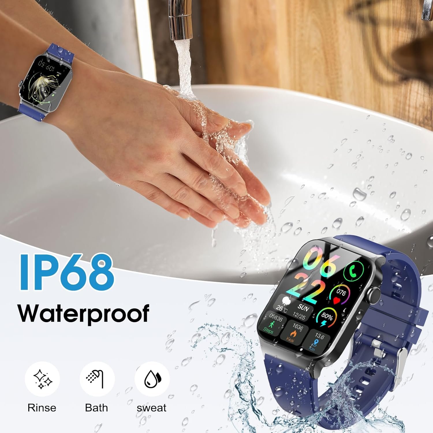 Top Smartwatch: Bluetooth Call, HD Screen & 110+ Sports Modes! - Image 8