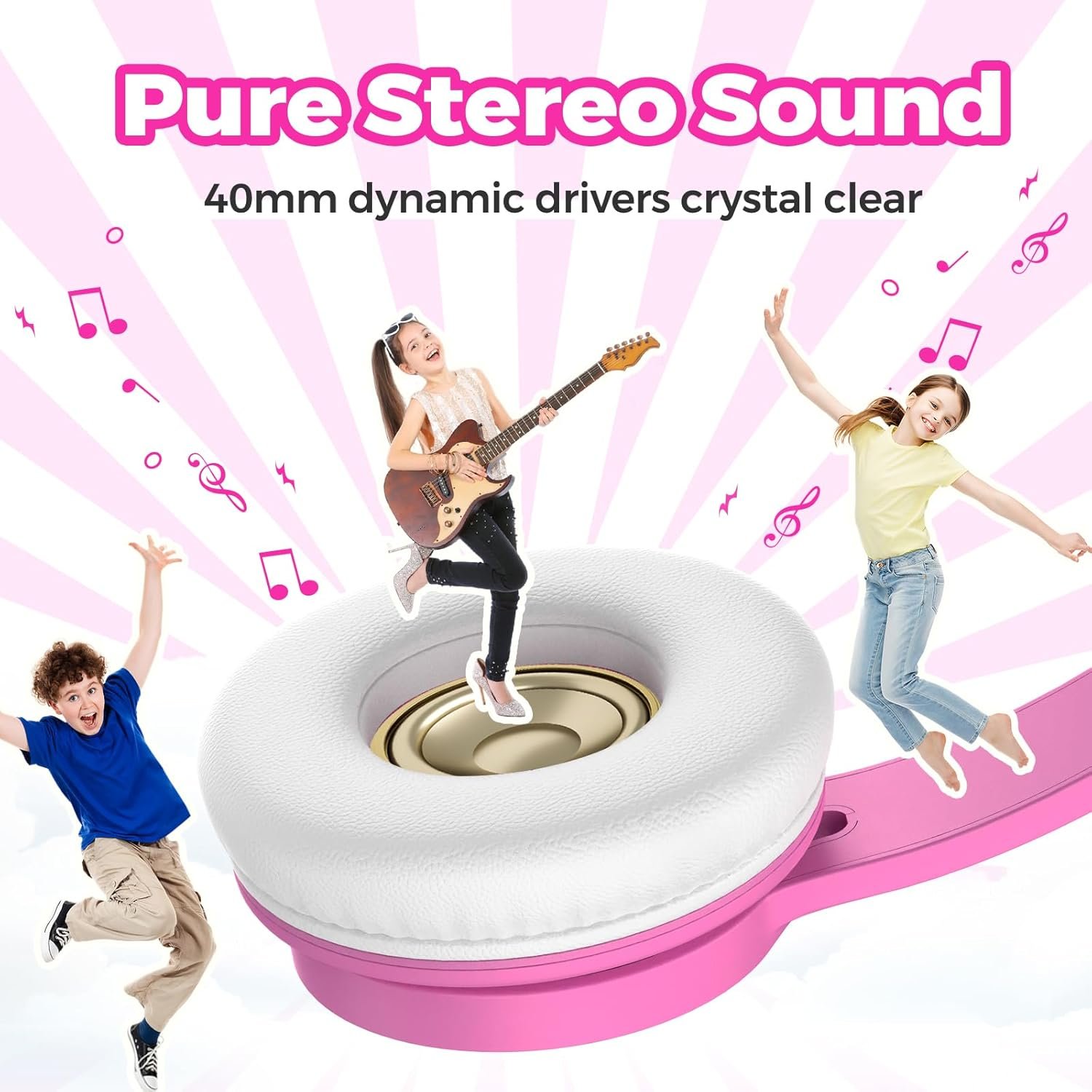 Safe & Stylish TuneFlux Kids Headphones - Perfect for Travel! - Image 6