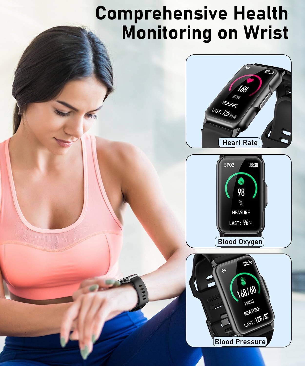 Smart Watch Fitness Tracker: Heart Rate, Sleep & 120 Modes! - Image 4