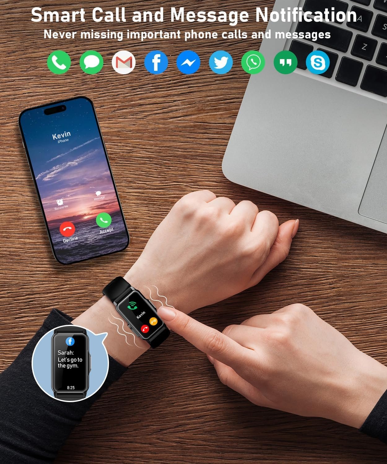 Smart Watch Fitness Tracker: Heart Rate, Sleep & 120 Modes! - Image 6