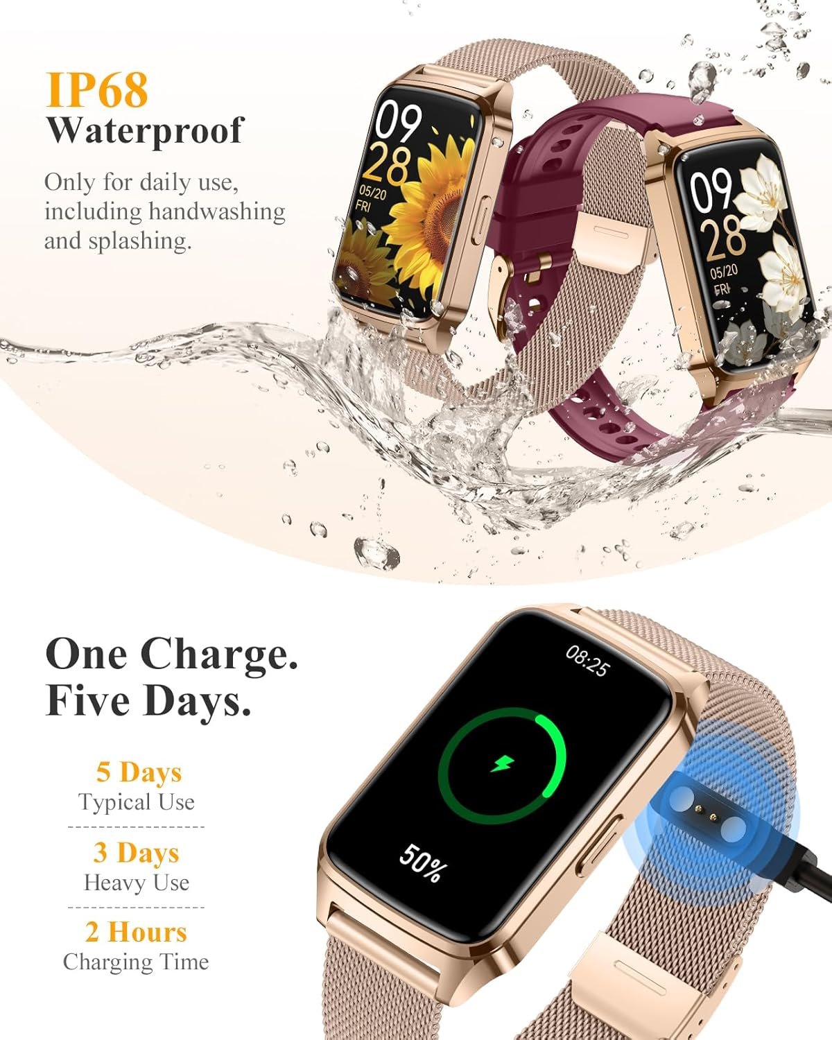 IP68 Fitness Tracker Watch: Step Counter & Sleep Monitor! - Image 7