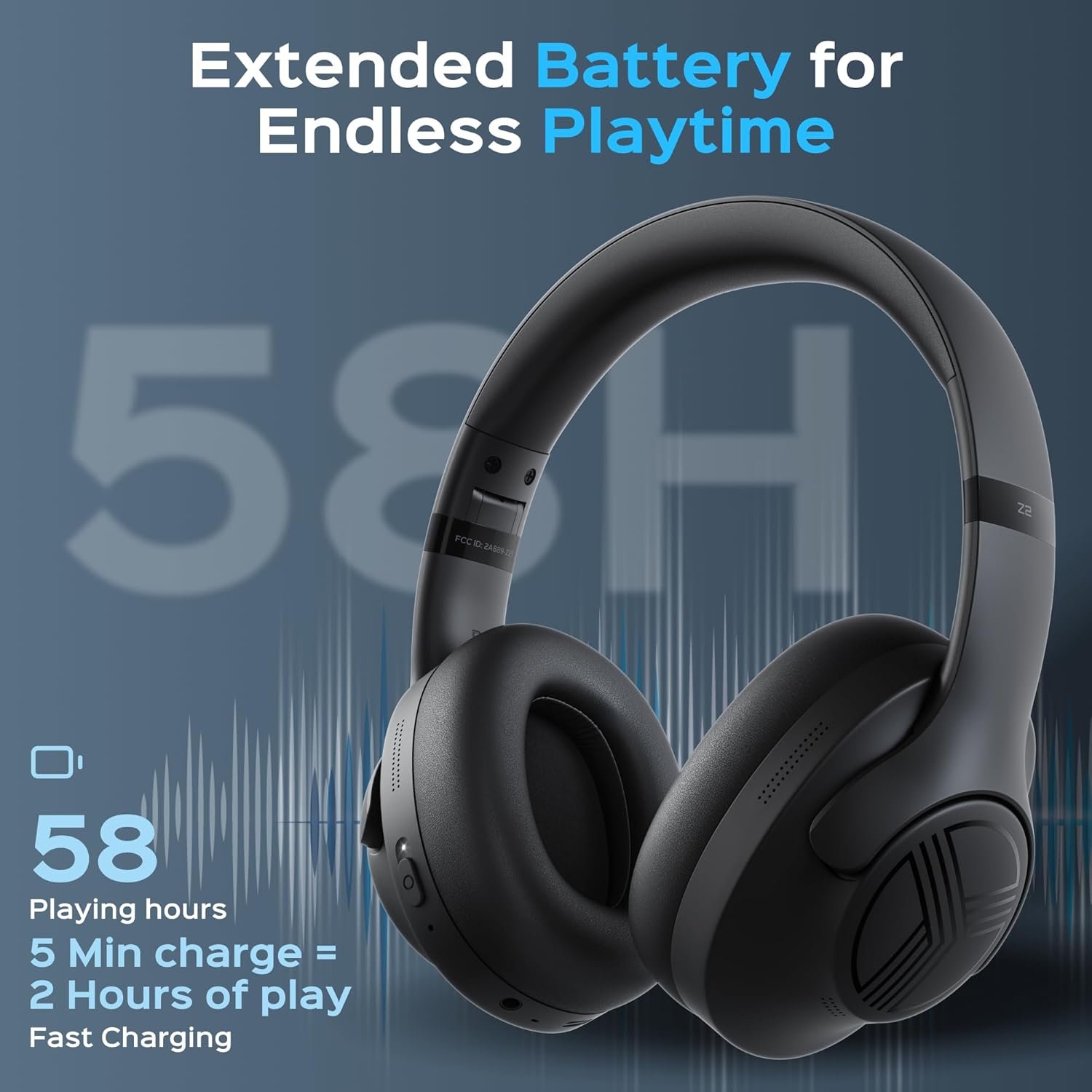 Unleash Your Workout: TREBLAB Z2 Noise Cancelling Headphones! - Image 6