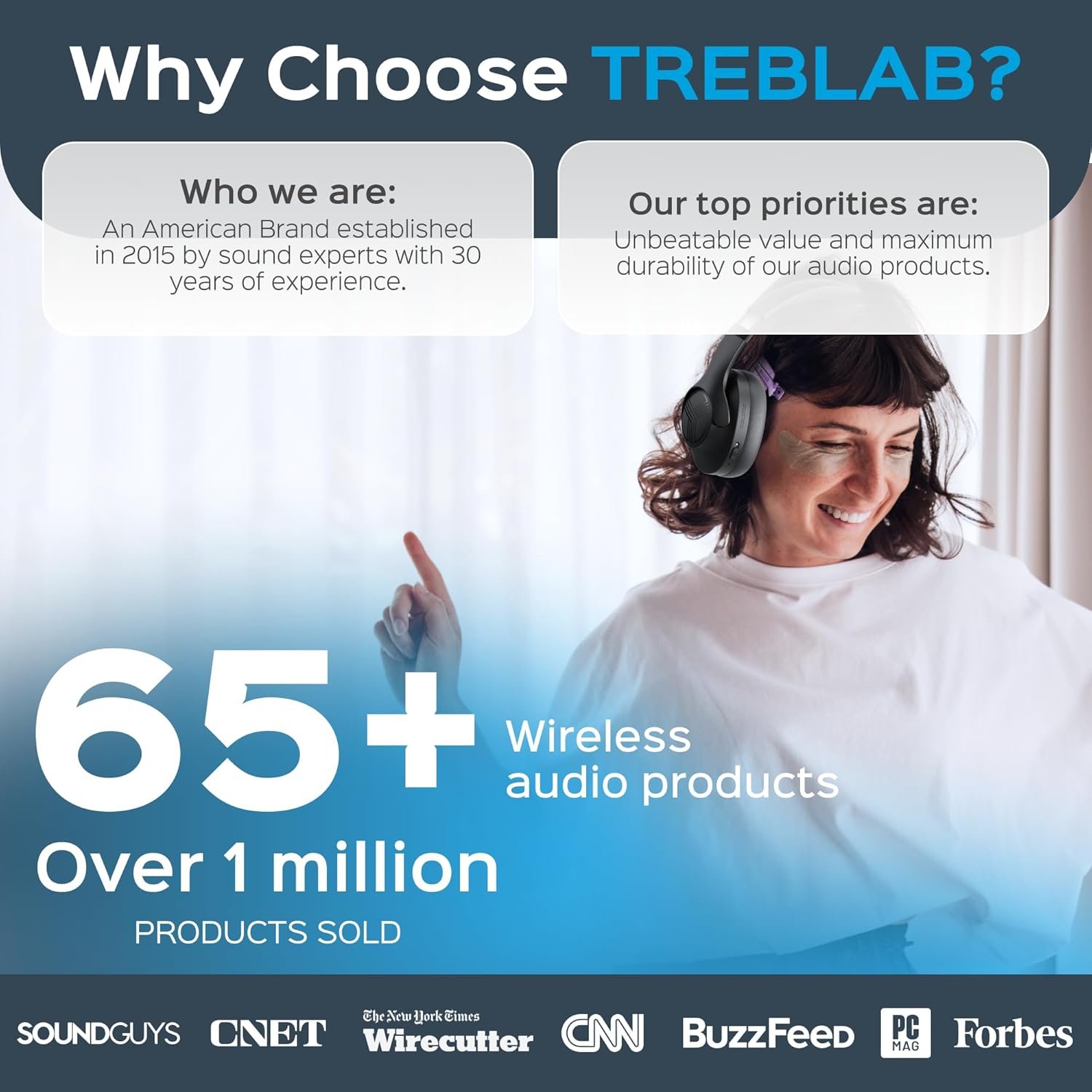 Unleash Your Workout: TREBLAB Z2 Noise Cancelling Headphones! - Image 7