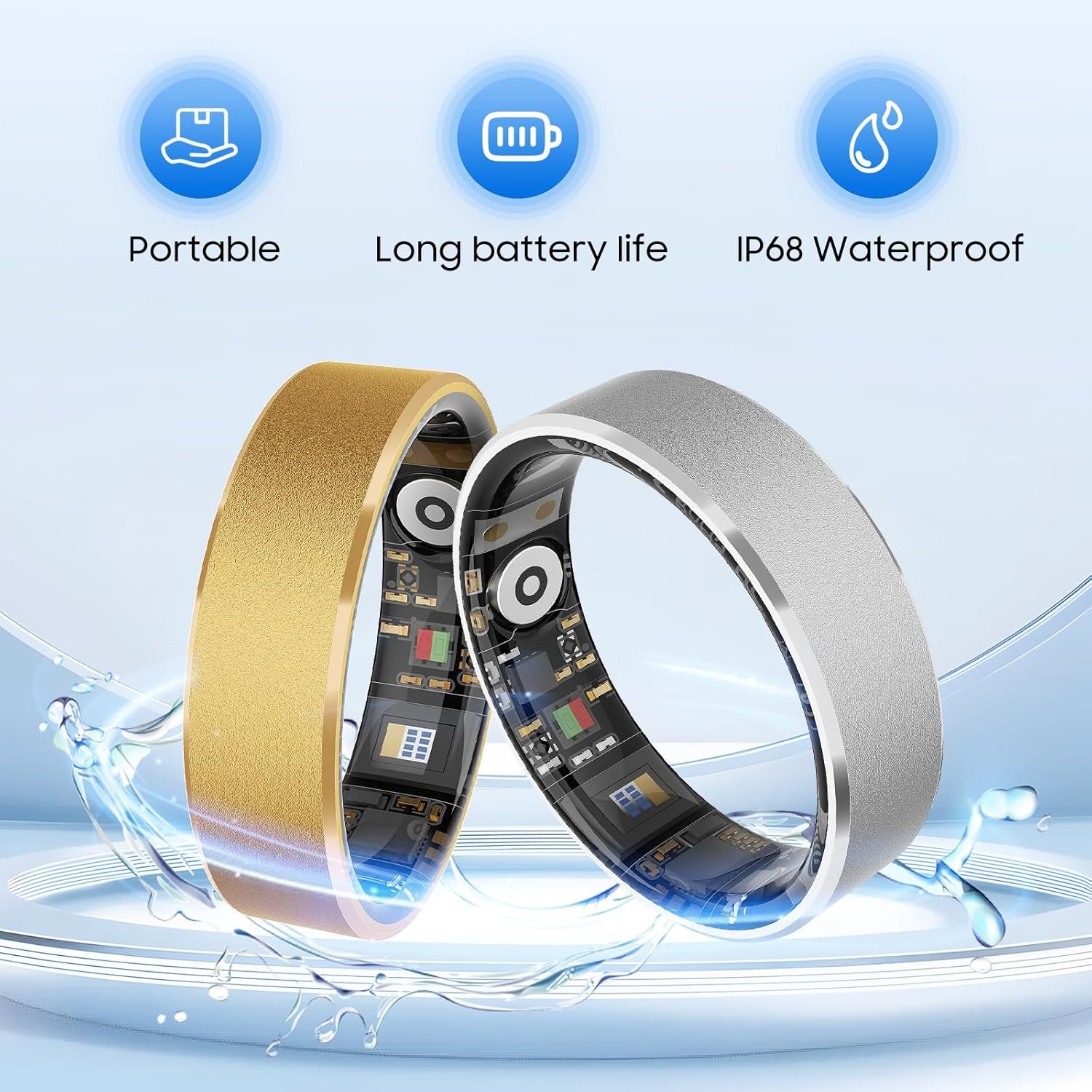 Smart Health Ring: Monitor Heart, Stress & Sleep Easily! - Image 5