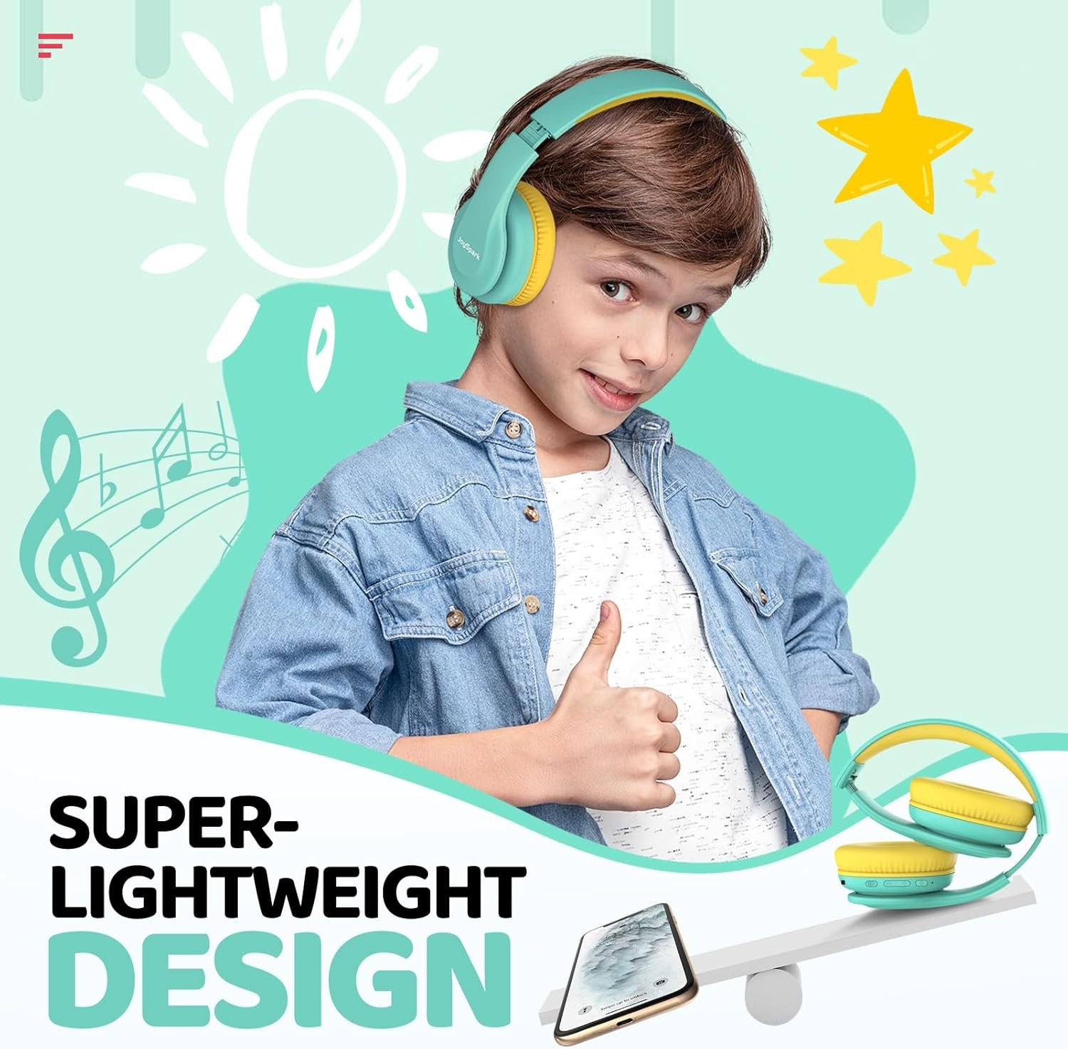 Kids Bluetooth Headphones: 60H Playtime & 85dB Limit! - Image 7