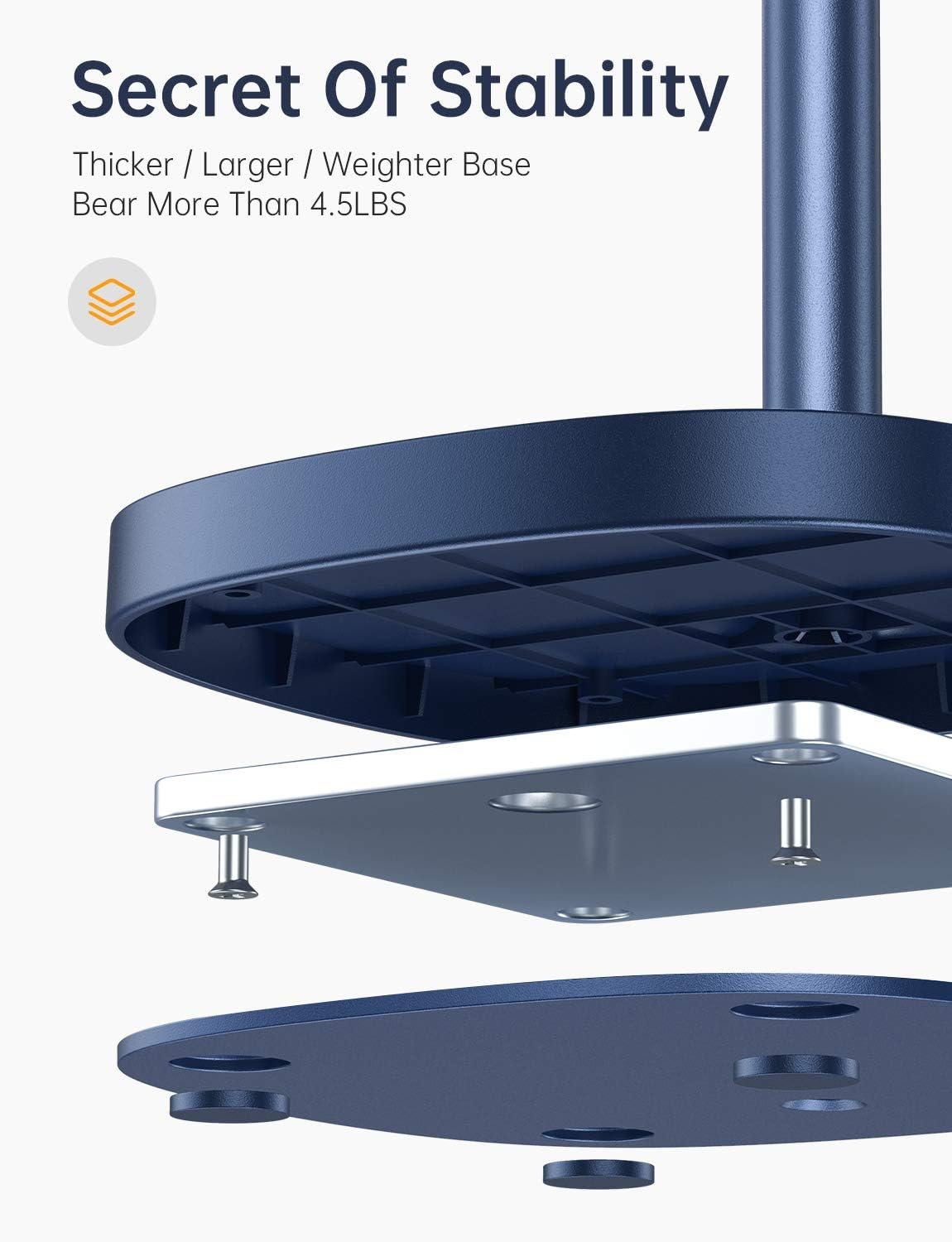 Versatile LISEN Cell Phone Stand: Adjustable, Sturdy & Stylish! - Image 3