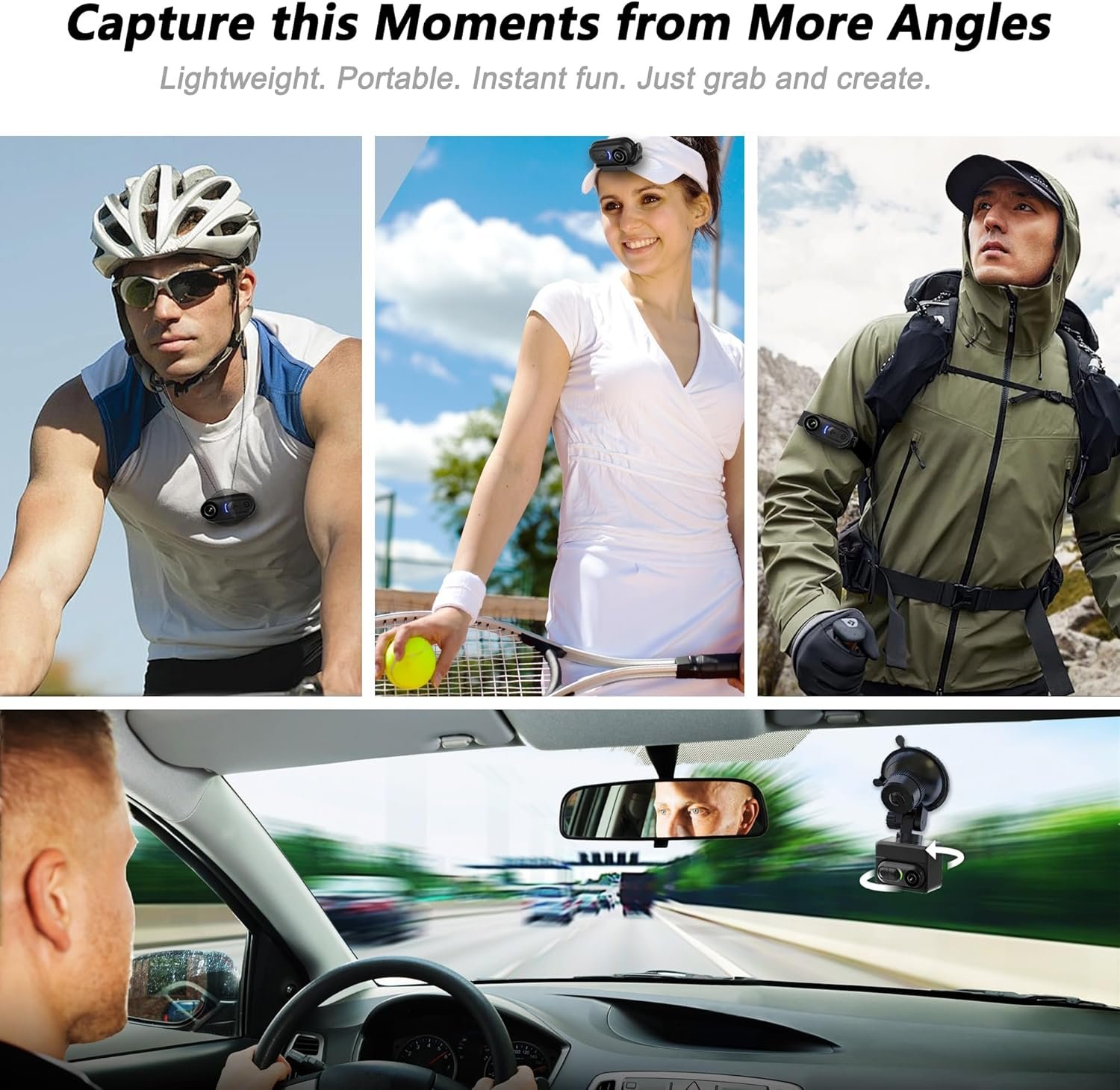 4K Mini Body Camera: Compact Action Cam for Adventures! - Image 4