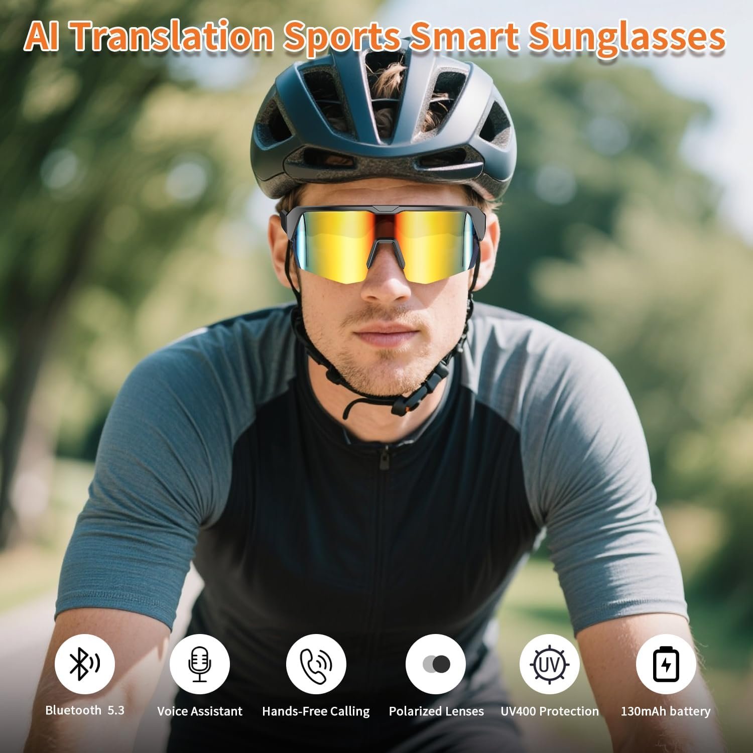 Smart Cycling Glasses: AI Translator & Polarized Lenses! - Image 3