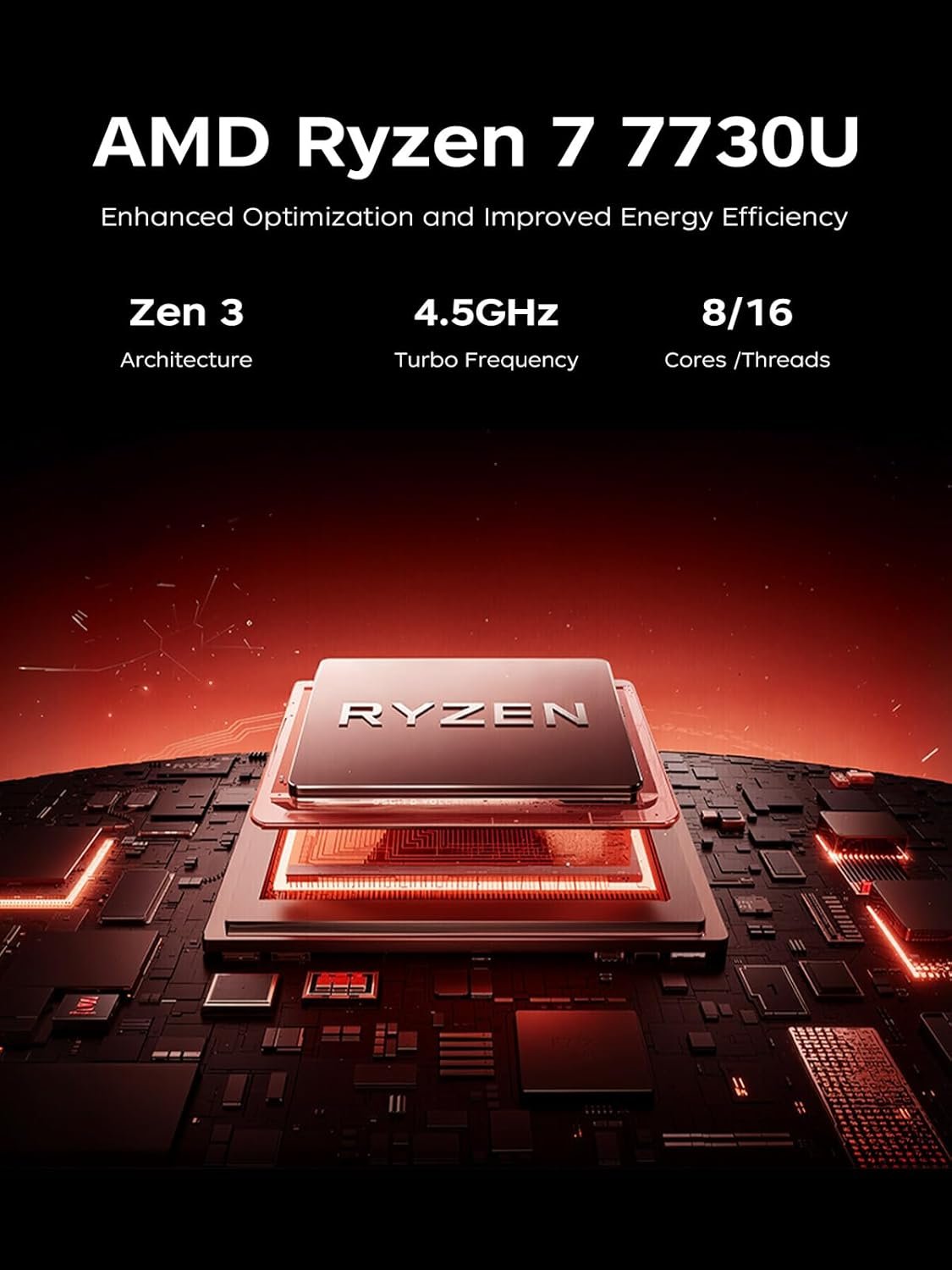 Unleash Power: 15.6" AMD Ryzen 7 Gaming Laptop! - Image 4