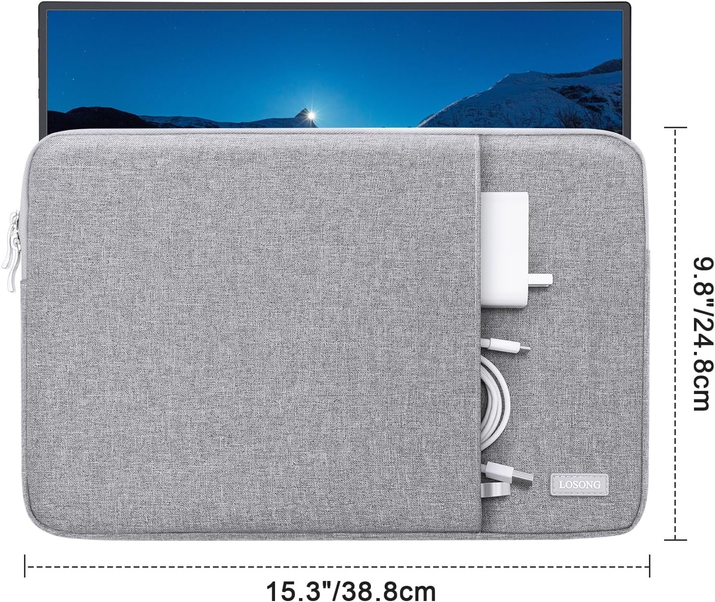 Protect Your Screen: 15.6" Portable Monitor Case & Sleeve - Image 4