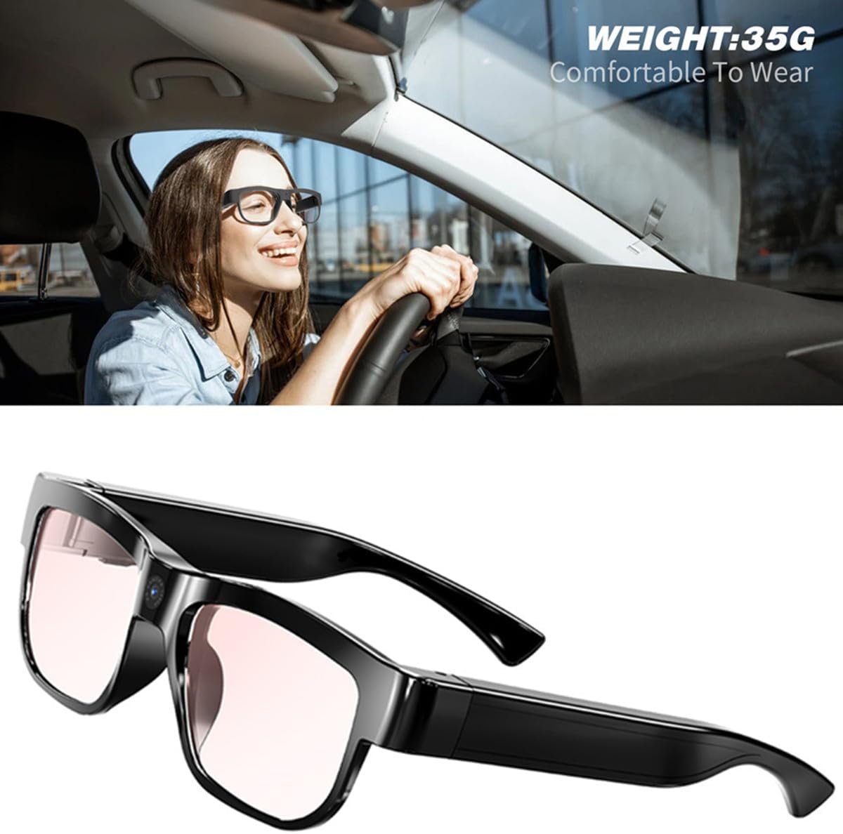 Capture Adventure: Smart Video Glasses for Outdoor Fun! - Image 4