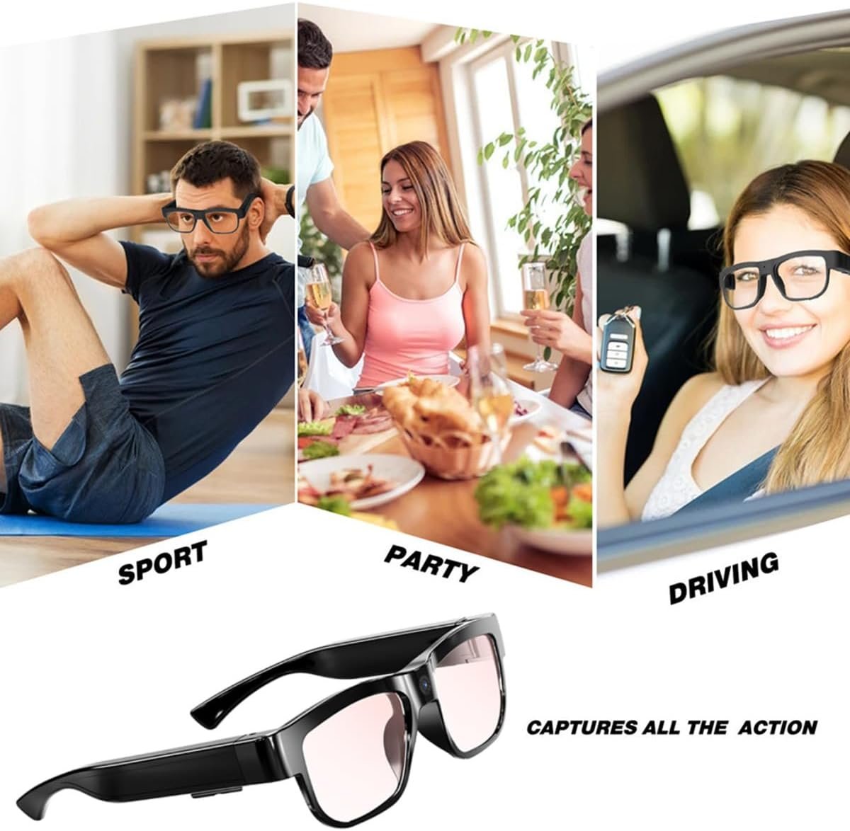 Capture Adventure: Smart Video Glasses for Outdoor Fun! - Image 6
