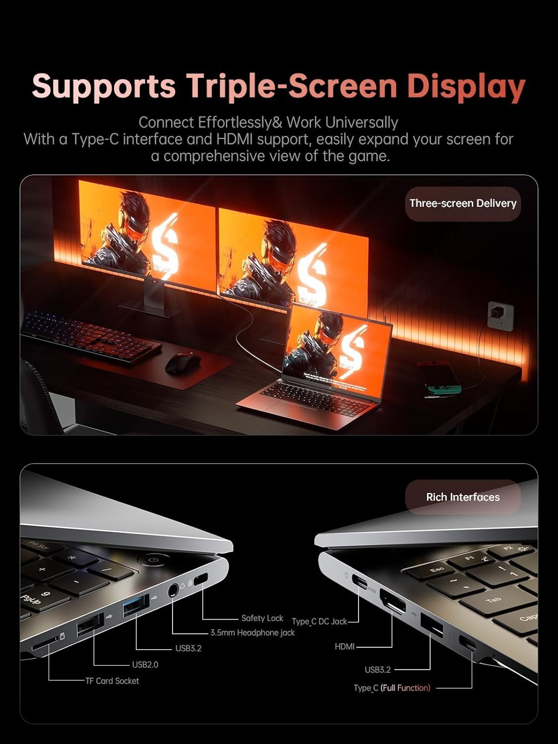 2025 New Gaming Laptop: Ryzen 7, 16GB DDR5, 16'' FHD! - Image 7