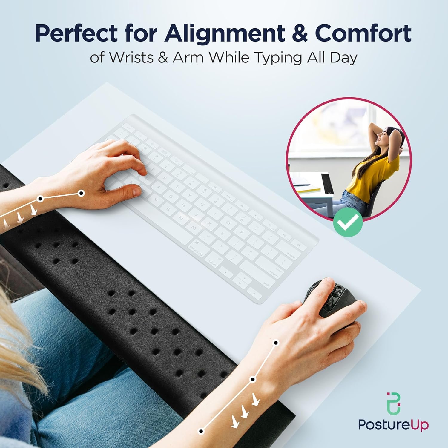 EdgeRest PostureUp L-Shaped Desk: Ultimate Wrist Comfort! - Image 9