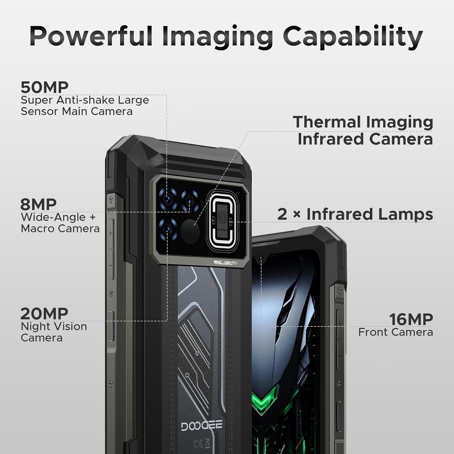 DOOGEE Fire 6 Max: Ultimate 5G Rugged Phone with Thermal Camera! - Image 8