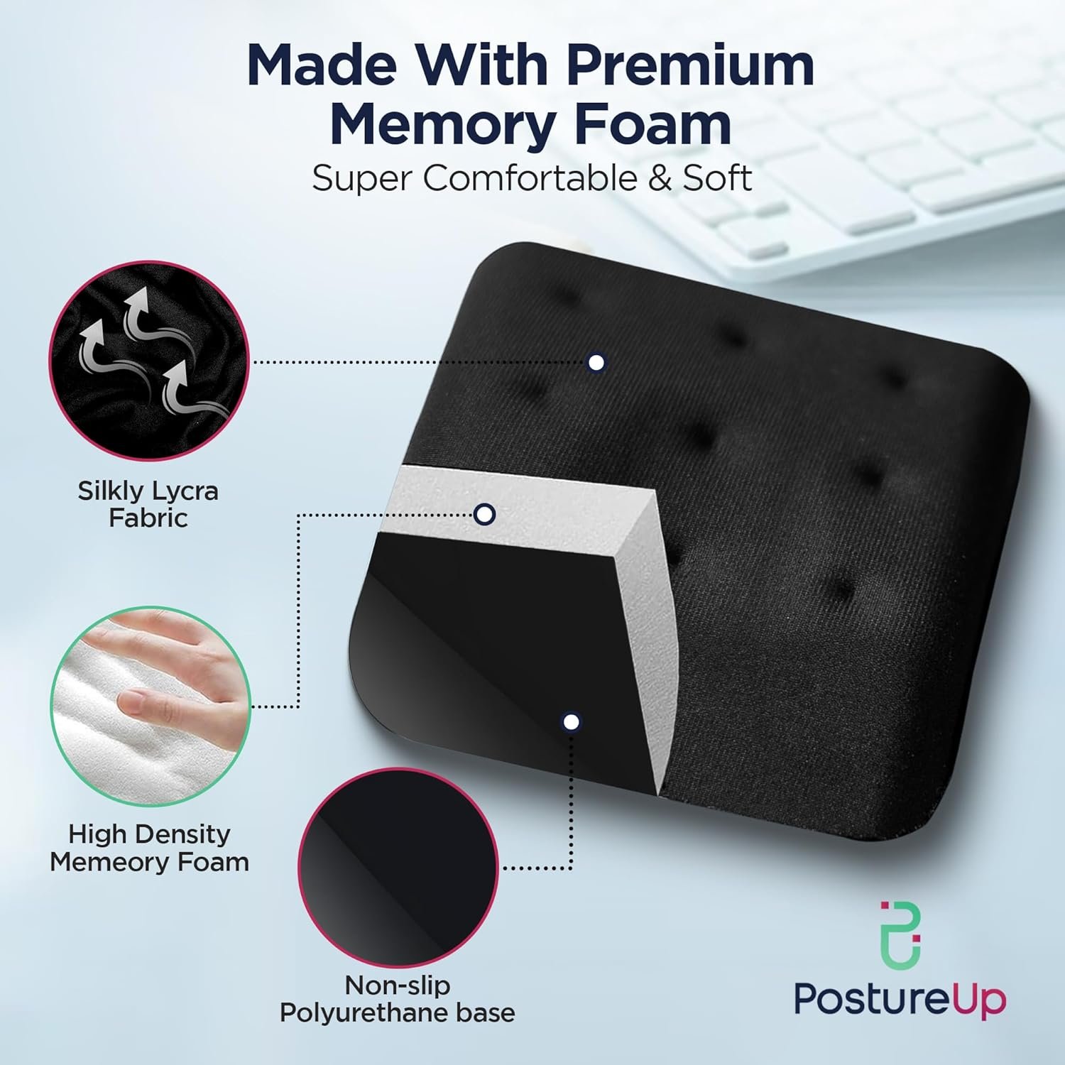 WavePads by PostureUp: Ergonomic Wrist Rests for Pain Relief - Image 4