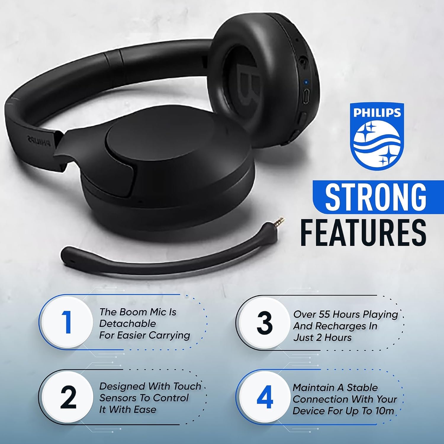 Unwind with Philips Noise Cancelling Wireless Headphones! - Image 7