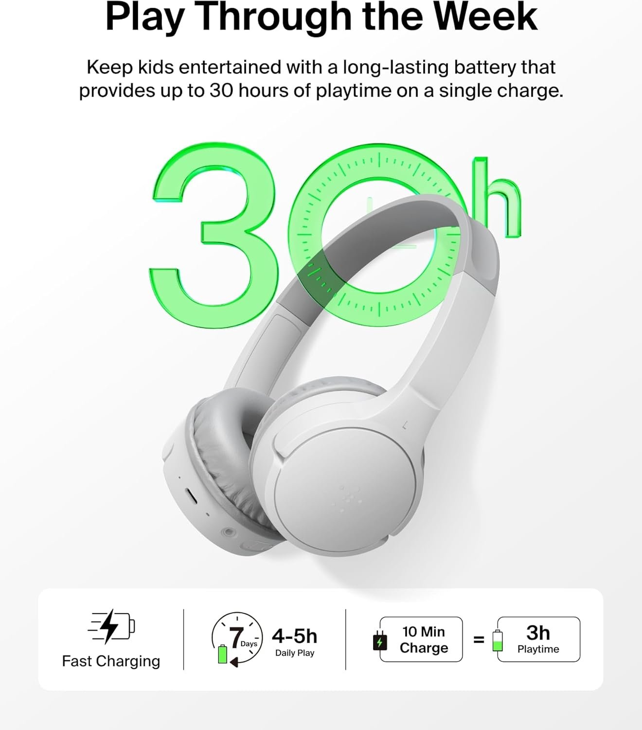 Belkin SoundForm Mini Kids Headphones: Fun, Durable, & Key! - Image 4