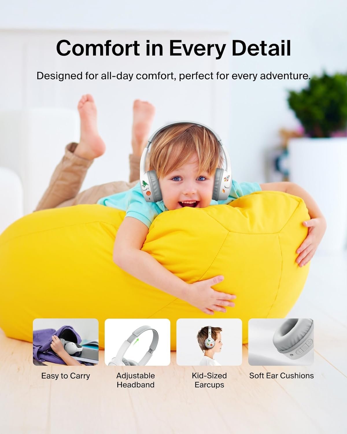 Belkin SoundForm Mini Kids Headphones: Fun, Durable, & Key! - Image 7