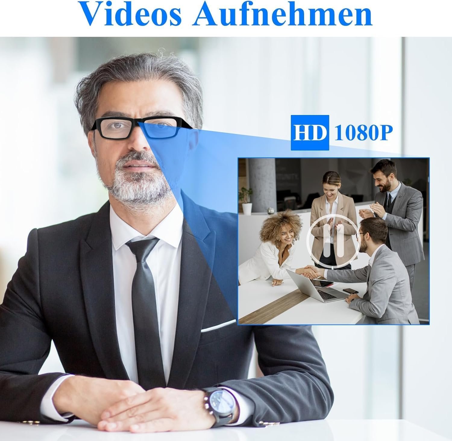 Capture Every Adventure: Smart Camera Glasses with 16GB SD! - Image 3