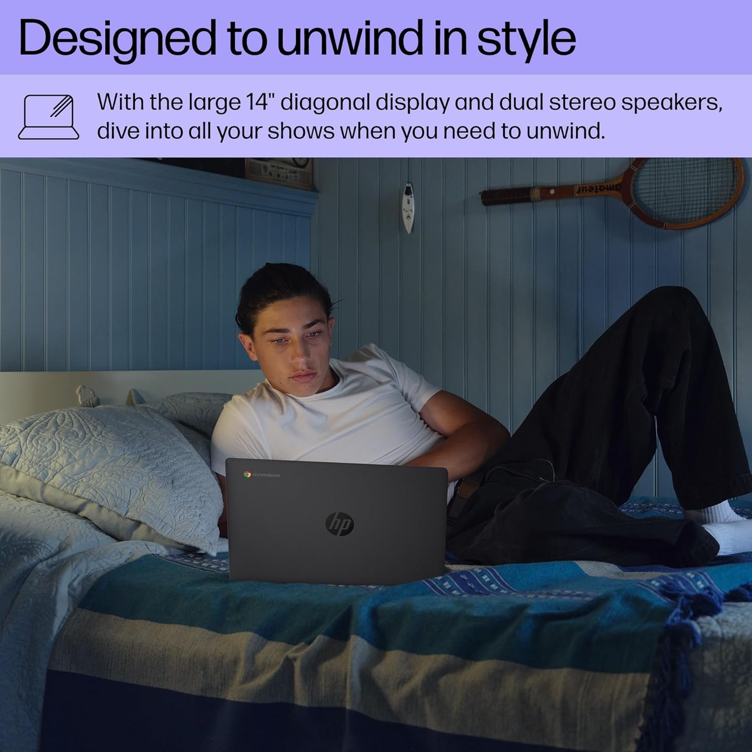 HP Chromebook 14" - Power & Style in Chalkboard Gray! - Image 8