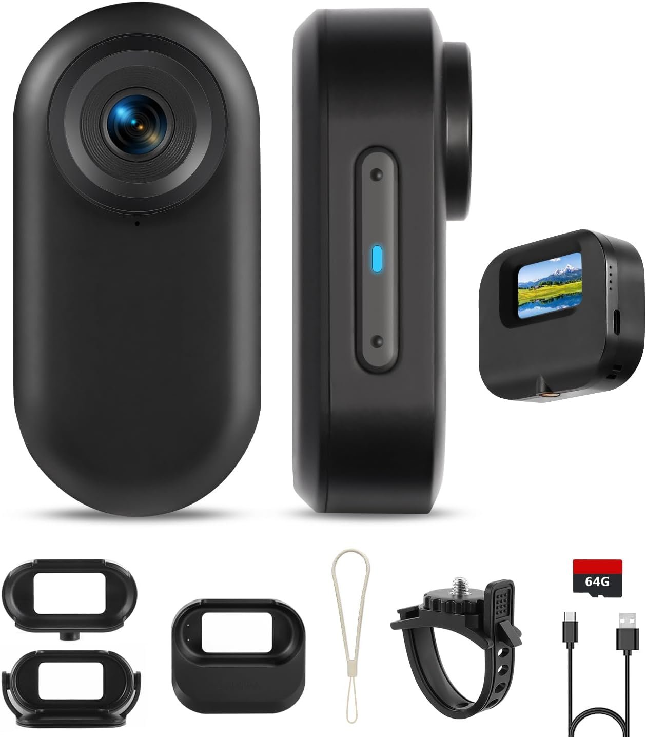 64GB Mini Body Camera: 1080P Action Cam for Every Adventure! - Image 2