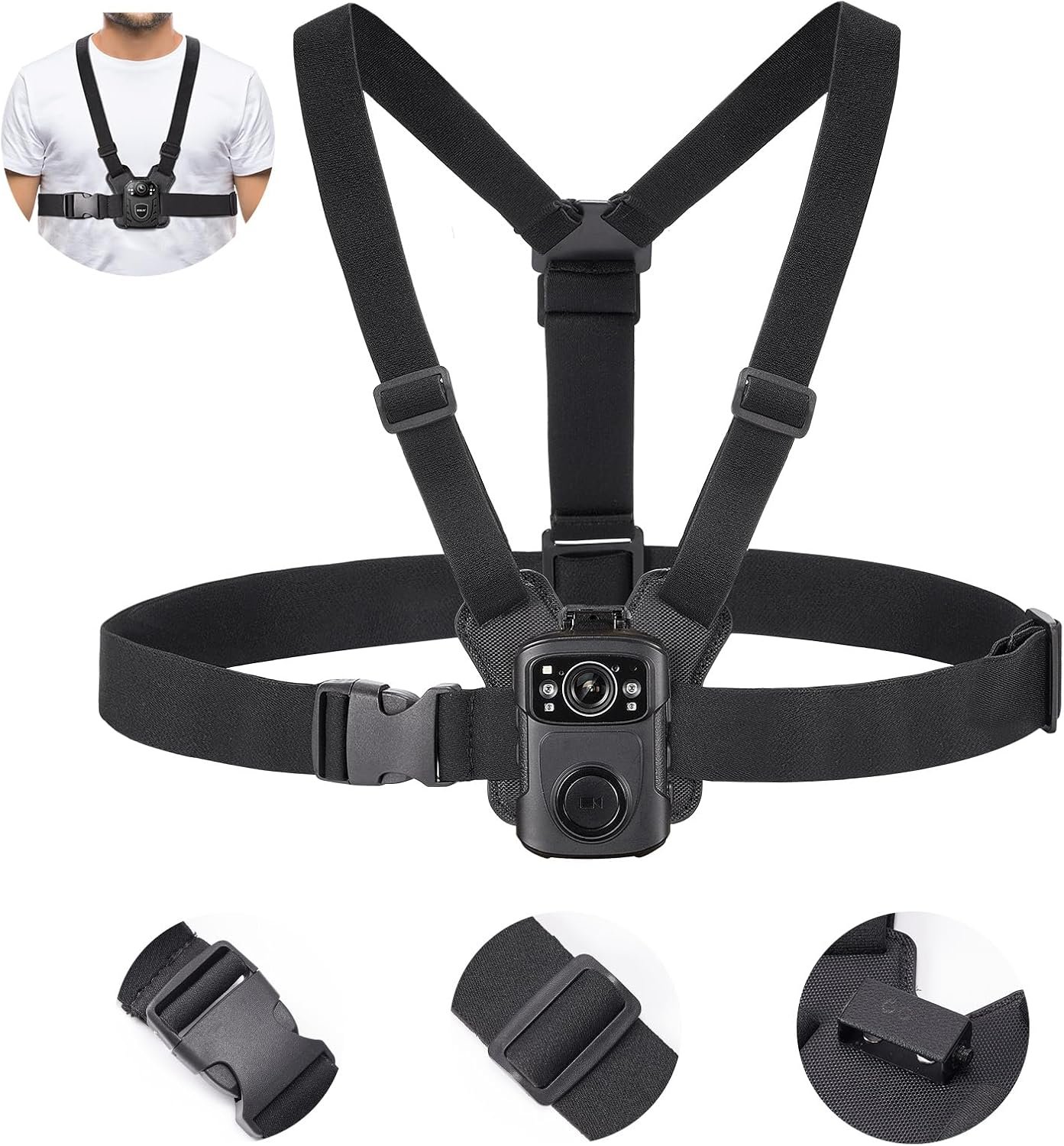 BOBLOV Dual Shoulder Mount: Hands-Free Body Cam Solution! - Image 2