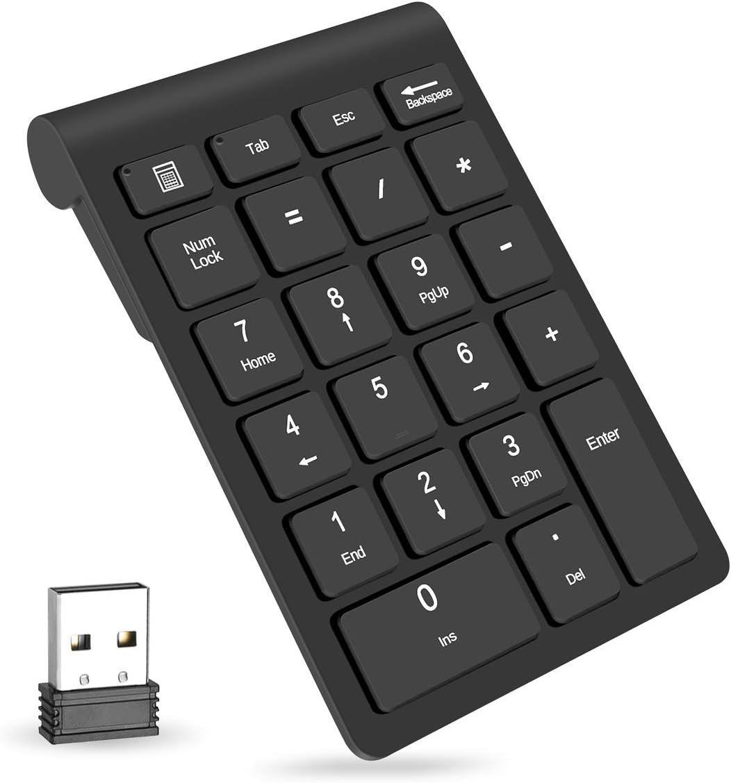 Boost Productivity: Foloda Wireless 22-Key Numeric Keypad! - Image 2