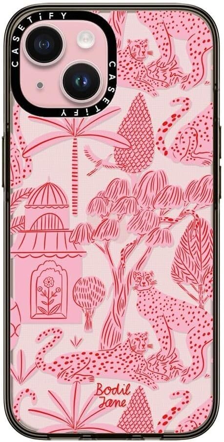 CASETiFY Cheetah Paradise Pink iPhone 15 Case: Slim & Strong! - Image 2