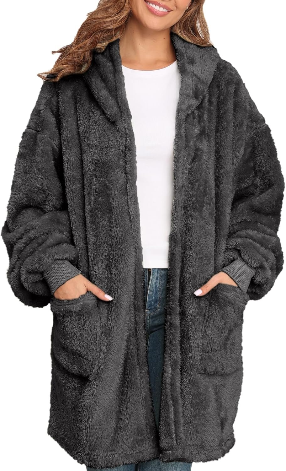 Cozy Up with Argstar Oversized Fleece Blanket Hoodie! - Image 2