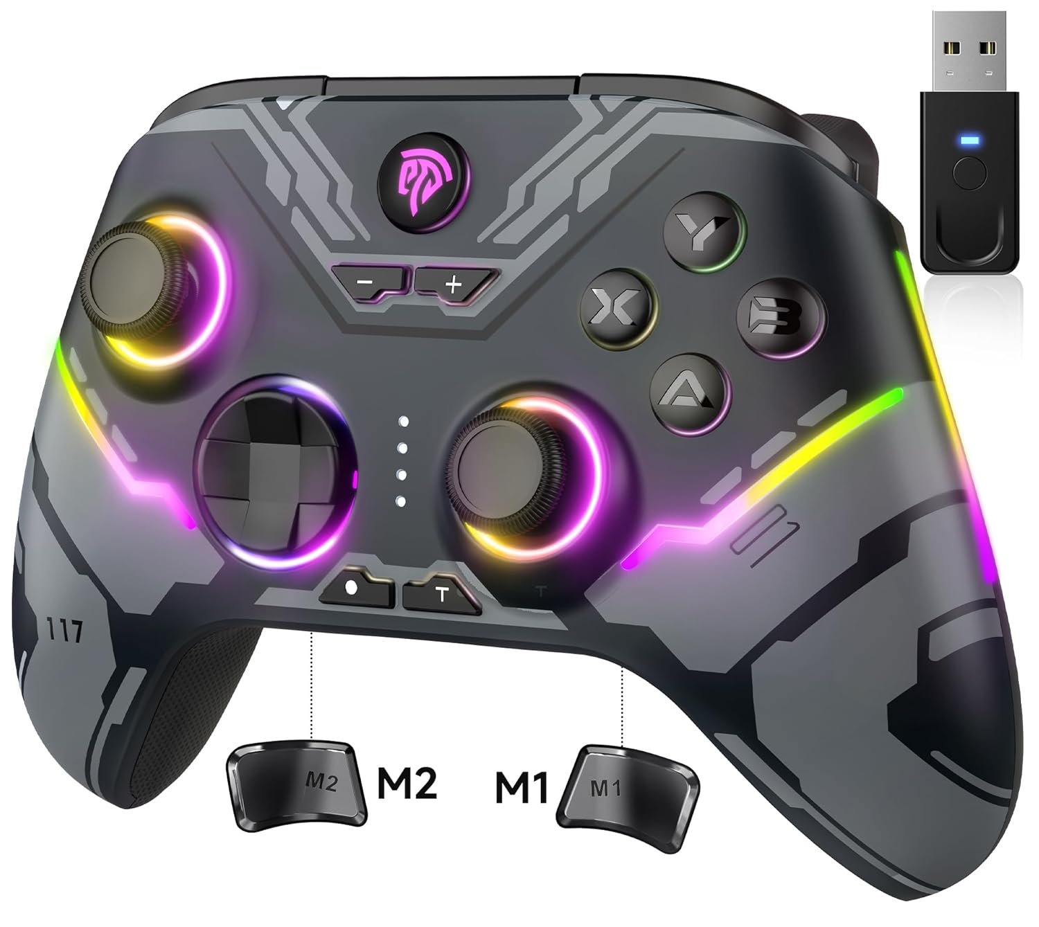 EasySMX X15: Flawless Wireless Controller with RGB Magic! - Image 2