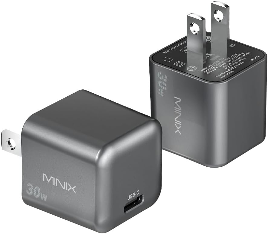 MINIX P30 30W GaN Fast Charger 2-Pack for iPhone & Galaxy! - Image 2